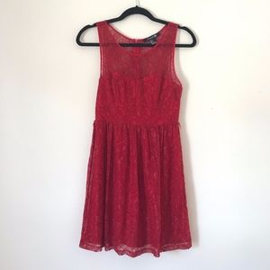 Red Lace Dress